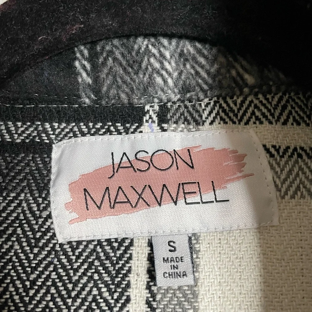 Jason Maxwell Monochrome Plaid Jacket - Picture 9 of 11